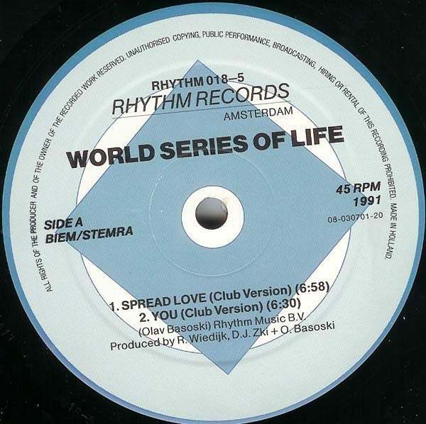 World Series Of Life : Spread Love (12")