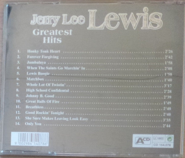 Jerry Lee Lewis : Honky Tonk Rock'n Roll Heart - Greatest Hits (CD, Comp)