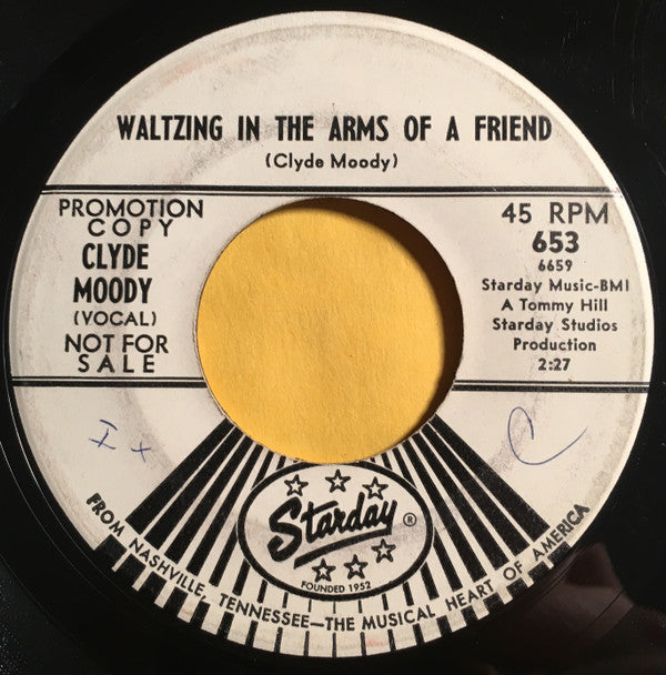 Clyde Moody : Nobody's Business / Waltzing In The Arms Of A Friend (7", Promo)