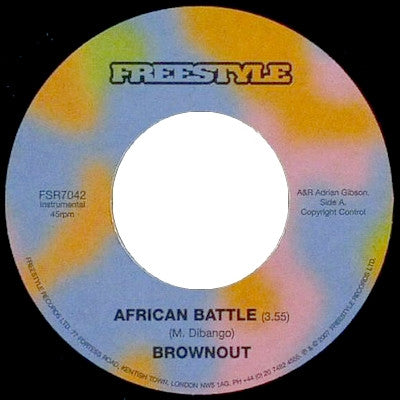 Brownout : African Battle / The Sexican (7", Single)