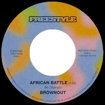 Brownout : African Battle / The Sexican (7", Single)