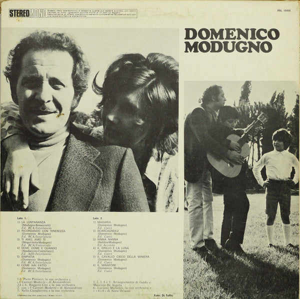 Domenico Modugno : Domenico Modugno (LP, Album)
