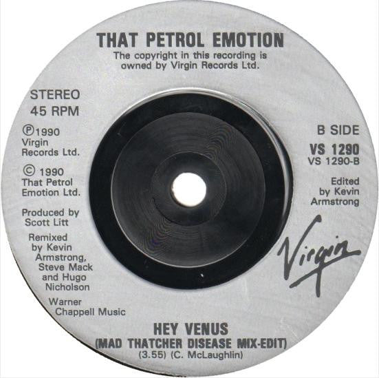 That Petrol Emotion : Hey Venus (7", Single)