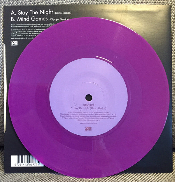 Ghosts (3) : Stay The Night (7", Single, Pur)