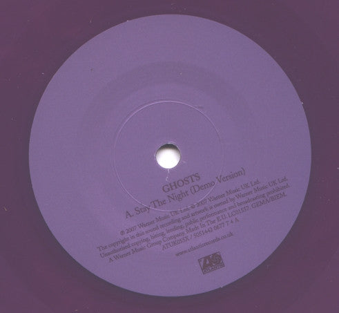 Ghosts (3) : Stay The Night (7", Single, Pur)