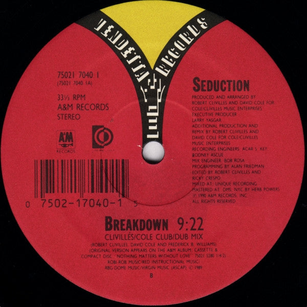 Seduction : Breakdown (2x12")