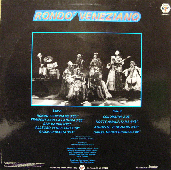 Rondò Veneziano : Rondo' Veneziano (LP, Album)