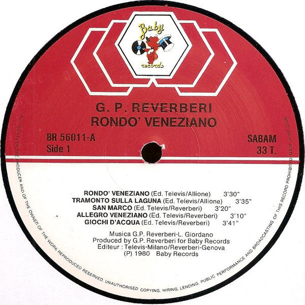 Rondò Veneziano : Rondo' Veneziano (LP, Album)