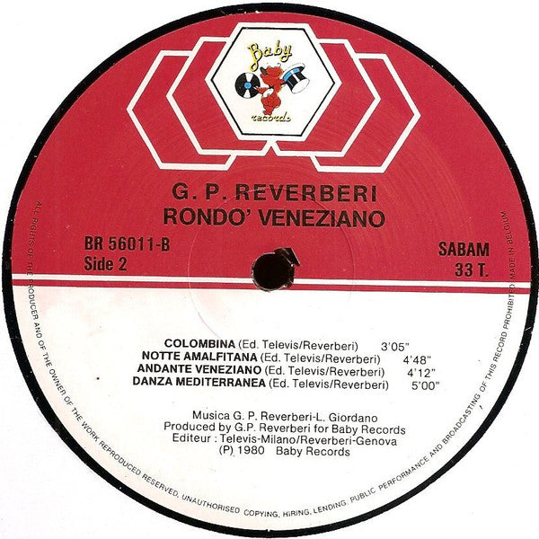 Rondò Veneziano : Rondo' Veneziano (LP, Album)