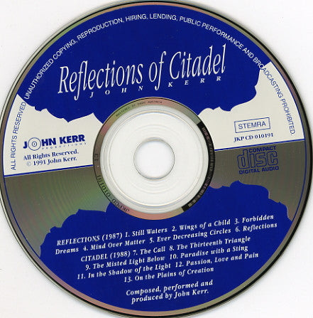 John Kerr : Reflections Of Citadel (CD, Album, Comp)