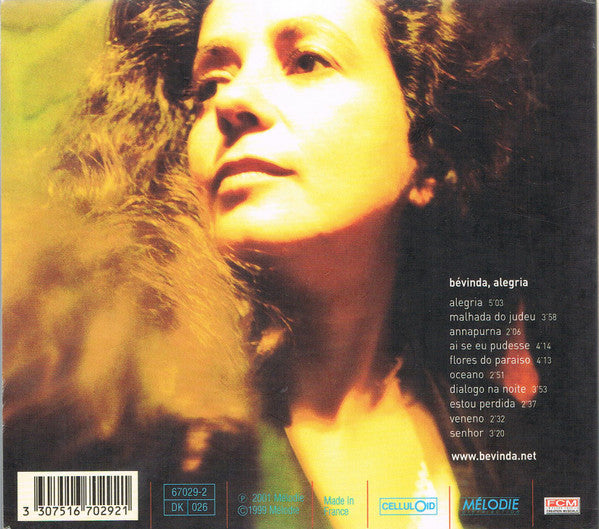 Bévinda : Alegria (CD, Album, Dig)