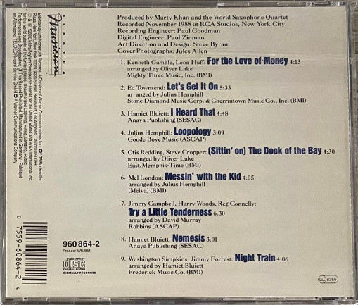 World Saxophone Quartet : Rhythm And Blues (CD, Album)