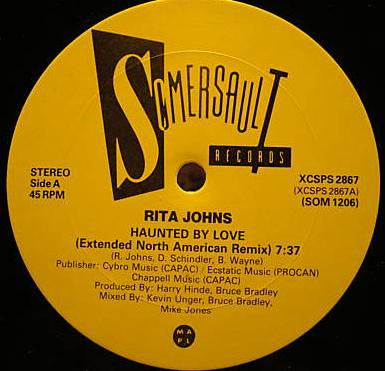 Rita Johns : Haunted By Love (12")