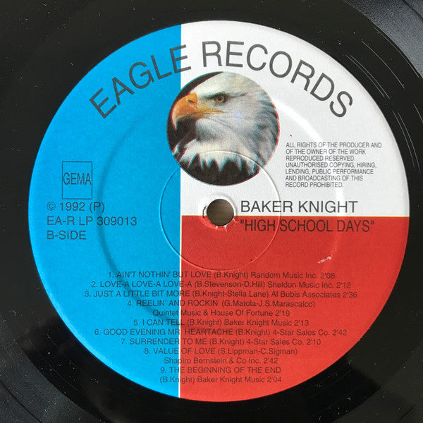 Baker Knight : High School Days (LP, Comp)