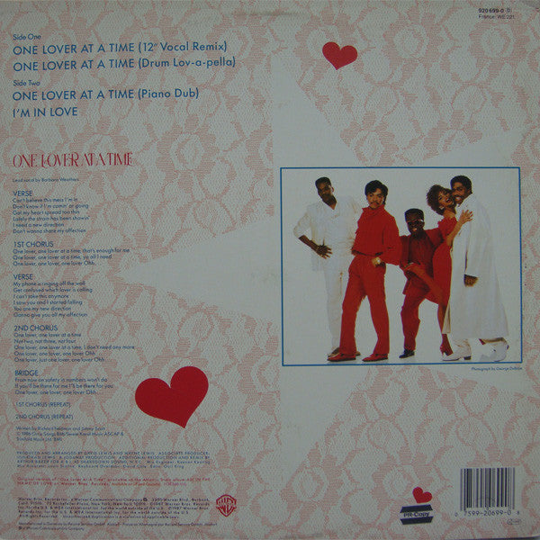 Atlantic Starr : One Lover At A Time (12", Maxi)