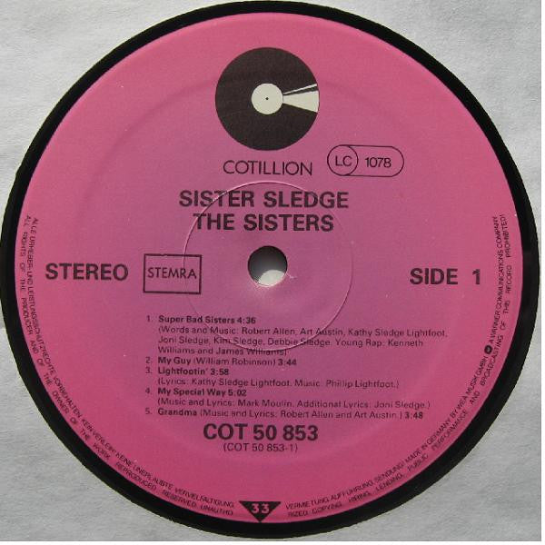 Sister Sledge : The Sisters (LP, Album)