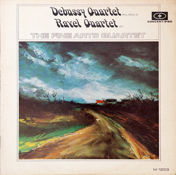 Claude Debussy / Maurice Ravel, The Fine Arts Quartet : Quartet In G, Opus 10 / Quartet In F (LP, Album, Mono)