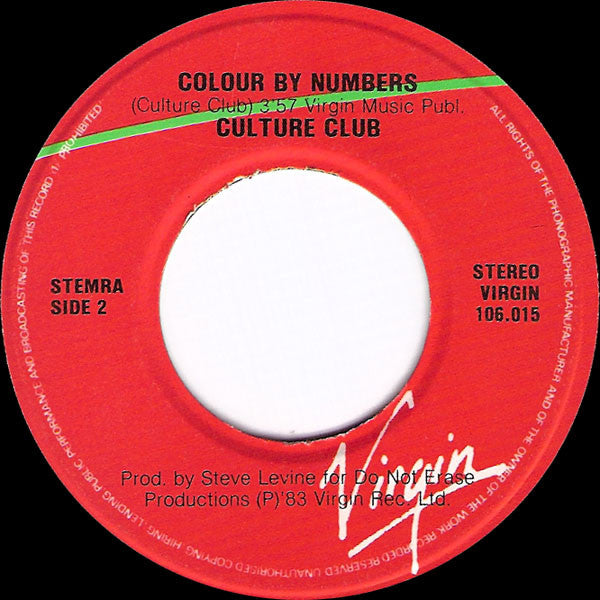 Culture Club : Victims (7", Single)