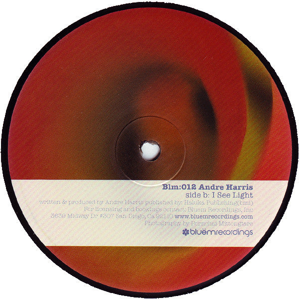 Andre Harris : That's My Man / I See Light (12")