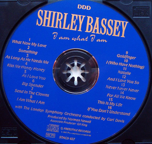 Shirley Bassey With London Symphony Orchestra Conducted By Carl Davis (5) : I Am What I Am (CD, Album, RE)