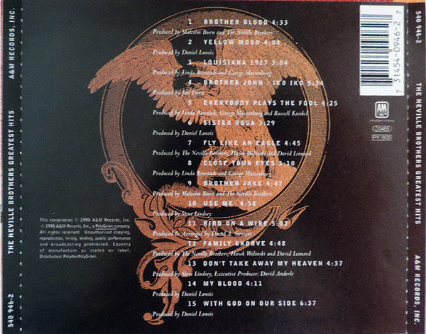 The Neville Brothers : Greatest Hits (CD, Comp, RM, PMD)
