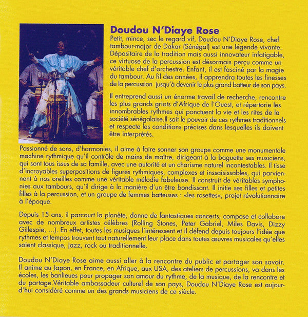 L'Ensemble De Basse-Normandie / Doudou N'Diaye Rose et  Les Batteurs De Dakar / Percussions-Claviers De Lyon : Mix (Live) (CD, Album)