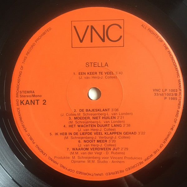 Stella (10) : Stella (LP, Album, Mono)