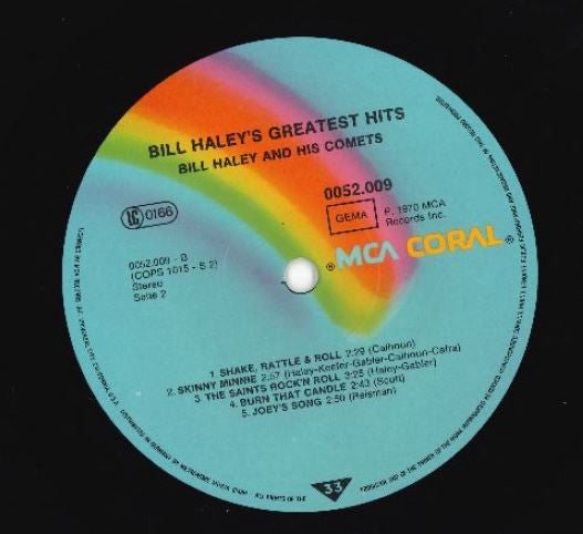 Bill Haley And His Comets : Bill Haley's Greatest Hits! (LP, Comp, RE)