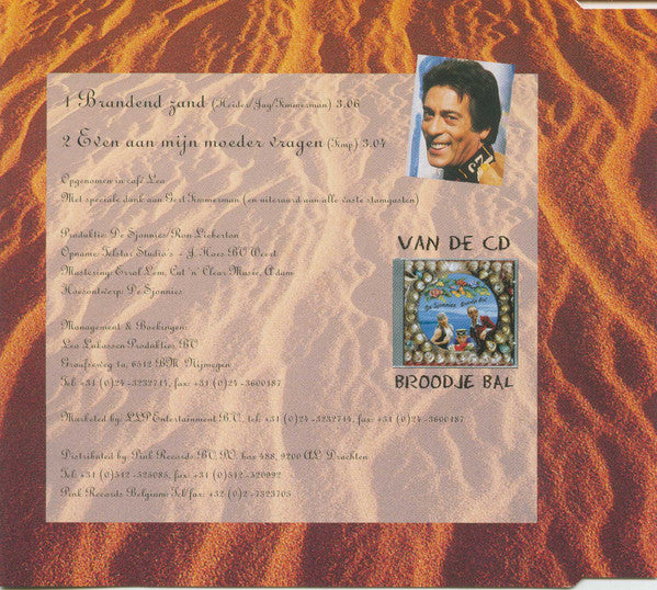 De Sjonnies & Gert Timmerman : Brandend Zand (CD, Single)