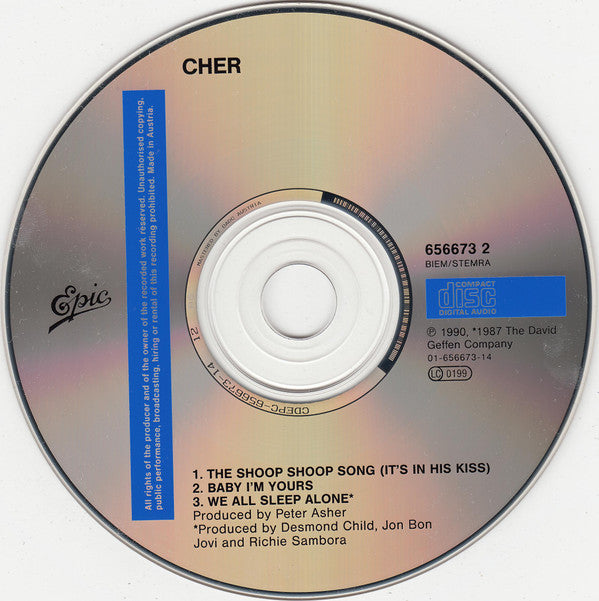 Cher : The Shoop Shoop Song (It's In His Kiss) (CD, Maxi)