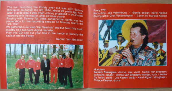 The Fondy Riverside Bullet Band & Sammy Rimington : Dreaming On The River (CD, Album)