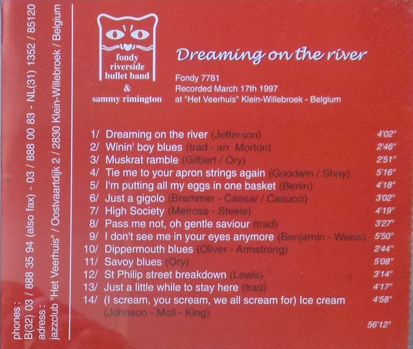 The Fondy Riverside Bullet Band & Sammy Rimington : Dreaming On The River (CD, Album)