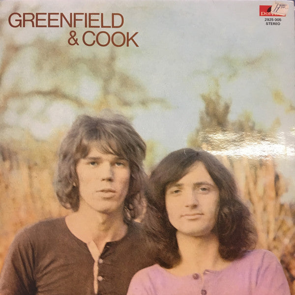 Greenfield & Cook : Greenfield & Cook (LP, Album)