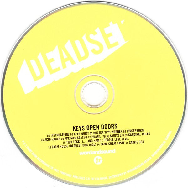 Deadset : Keys Open Doors (CD, Album)