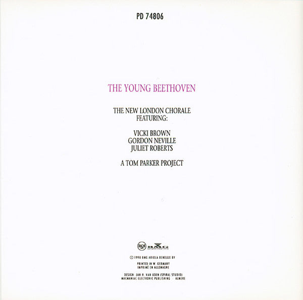 New London Chorale Featuring Vicki Brown, Gordon Neville, Juliet Roberts : The Young Beethoven (A Tom Parker Project) (CD, Album, RE)