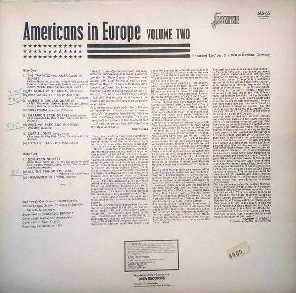 Various : Americans In Europe Vol. 2 (LP, Album)