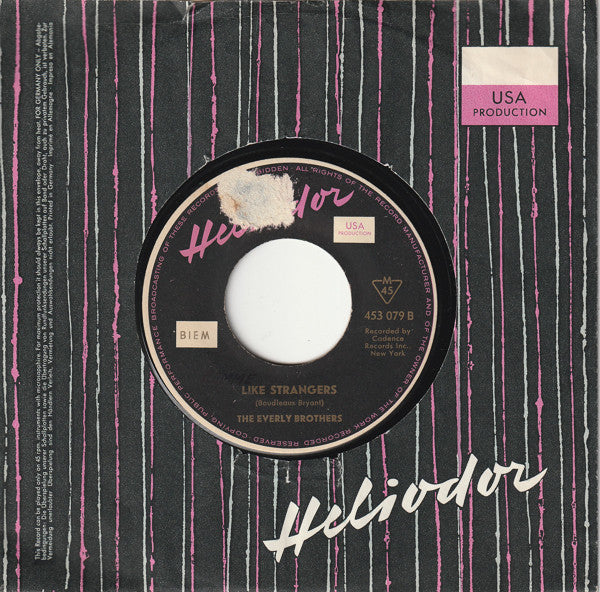 The Everly Brothers* : When Will I Be Loved (7", Single, Mono)