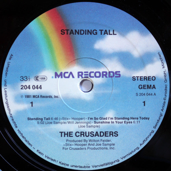 The Crusaders : Standing Tall (LP, Album)