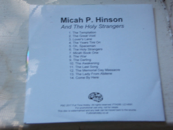 Micah P. Hinson : Micah P. Hinson Presents The Holy Strangers (CDr, Album, Promo)