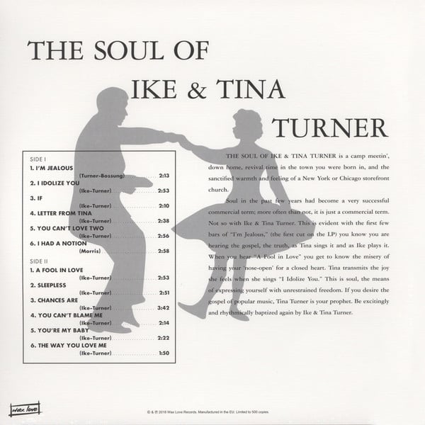 Ike & Tina Turner : The Soul Of Ike & Tina Turner (LP, Album, RE)
