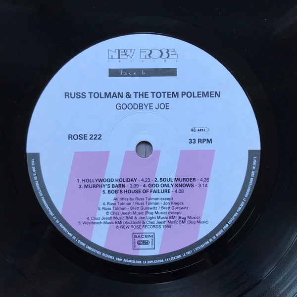 Russ Tolman & The Totem Polemen : Goodbye Joe (LP, Album)