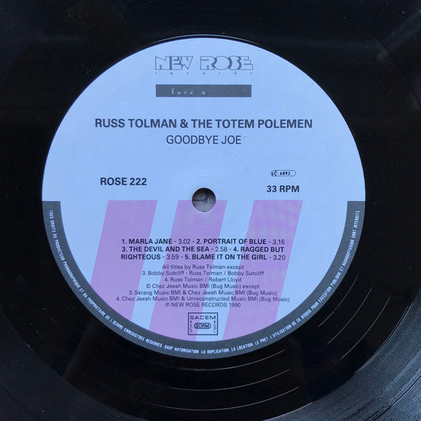 Russ Tolman & The Totem Polemen : Goodbye Joe (LP, Album)