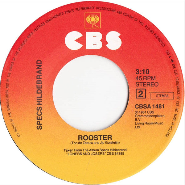 Specs Hildebrand : Keg Of Dynamite (7", Single)