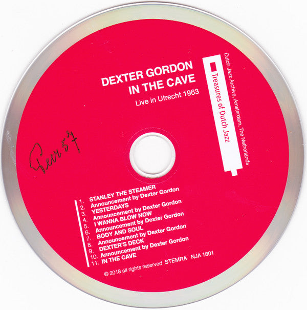Dexter Gordon : In The Cave (Live at Persepolis Utrecht 1963) (CD, Album, Mono)
