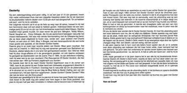 Dexter Gordon : In The Cave (Live at Persepolis Utrecht 1963) (CD, Album, Mono)