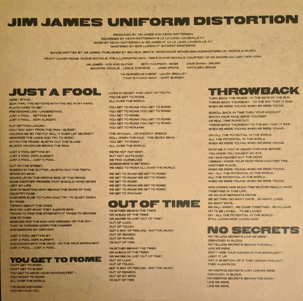 Jim James : Uniform Distortion  (LP, Album, Ltd, Cle)
