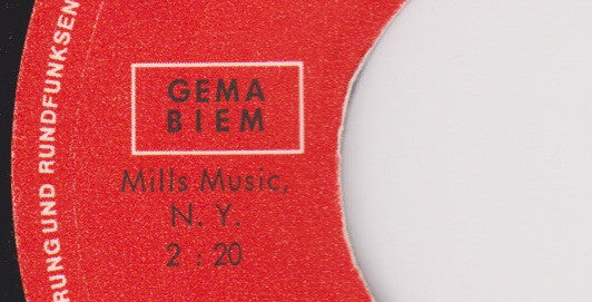 Bert Kaempfert & His Orchestra : Red Roses For A Blue Lady (7", Single, Mono)