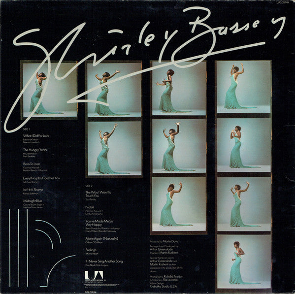 Shirley Bassey : Love, Life And Feelings (LP, Album)