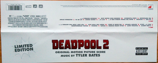 Tyler Bates : Deadpool 2 (Original Motion Picture Score) (LP, Ltd, Pic)