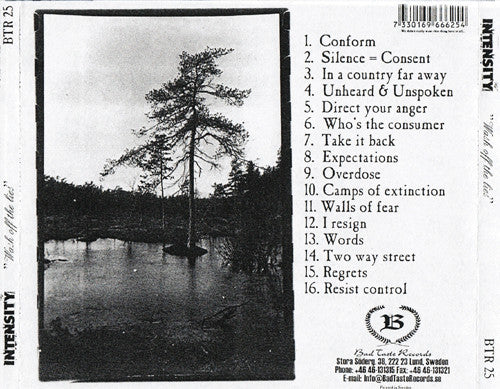 Intensity (5) : Wash Off The Lies (CD, Album)